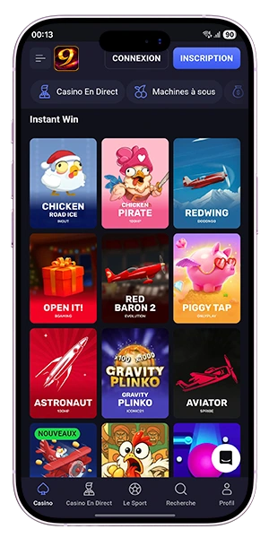 Nine Casino Retrait